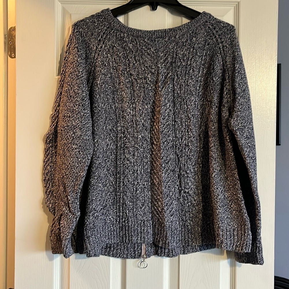 Navy Tyler Boe Sweater Zipper Back